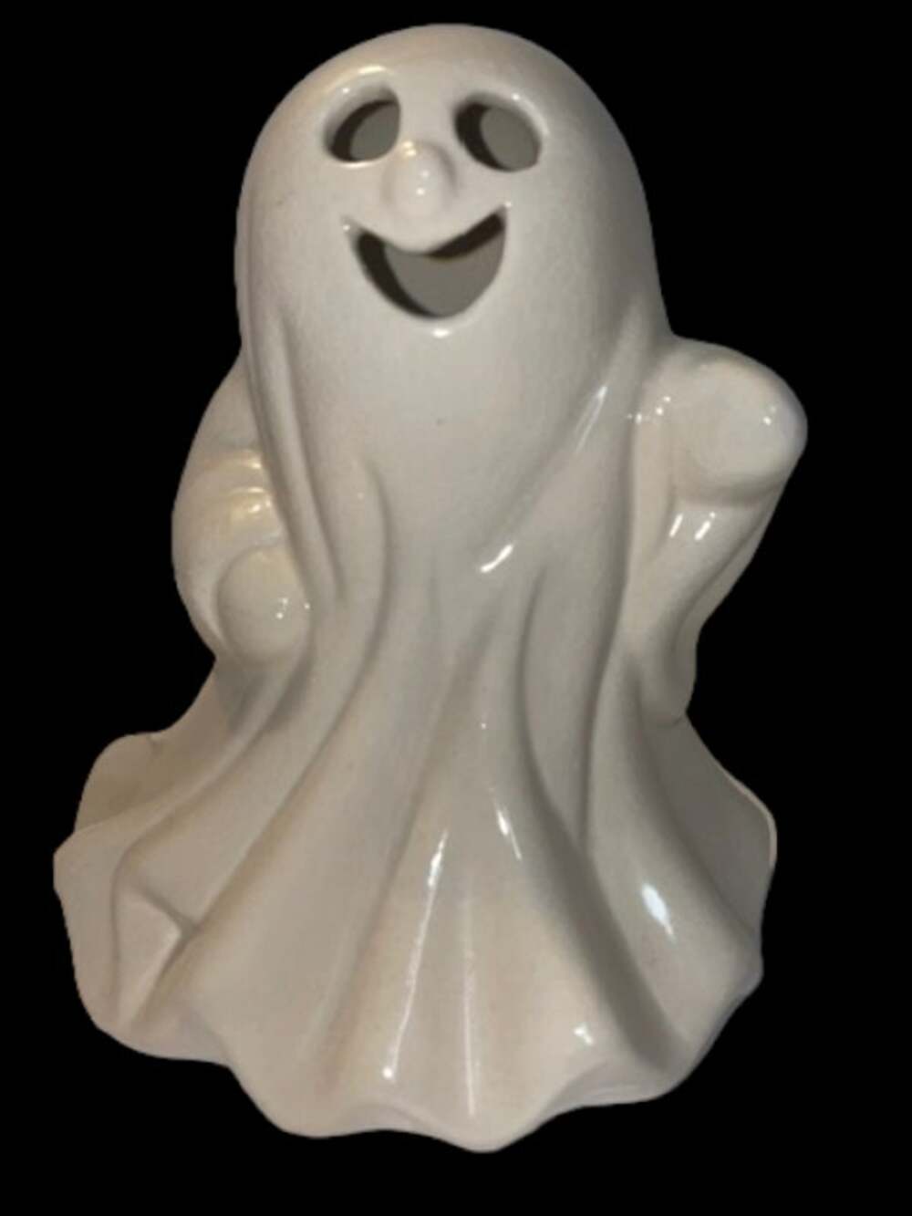 Vintage Halloween Ghost Ceramic Hobbyist Figurine EUC